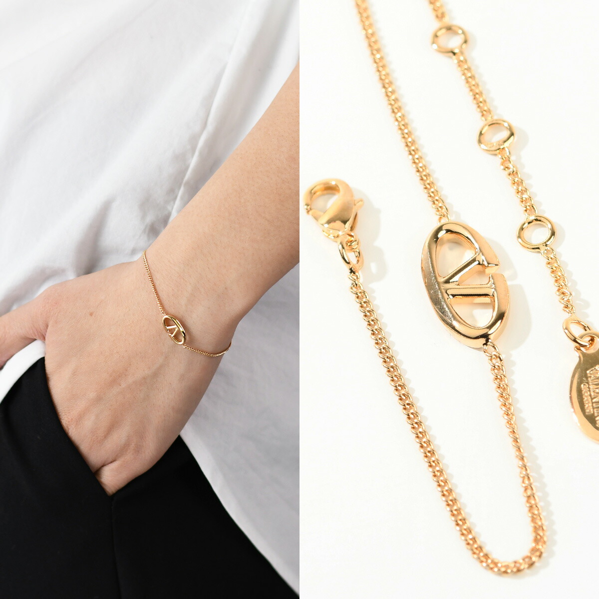 VALENTINO（ヴァレンティノ） ブレスレット アクセサリー Vロゴ J0C44