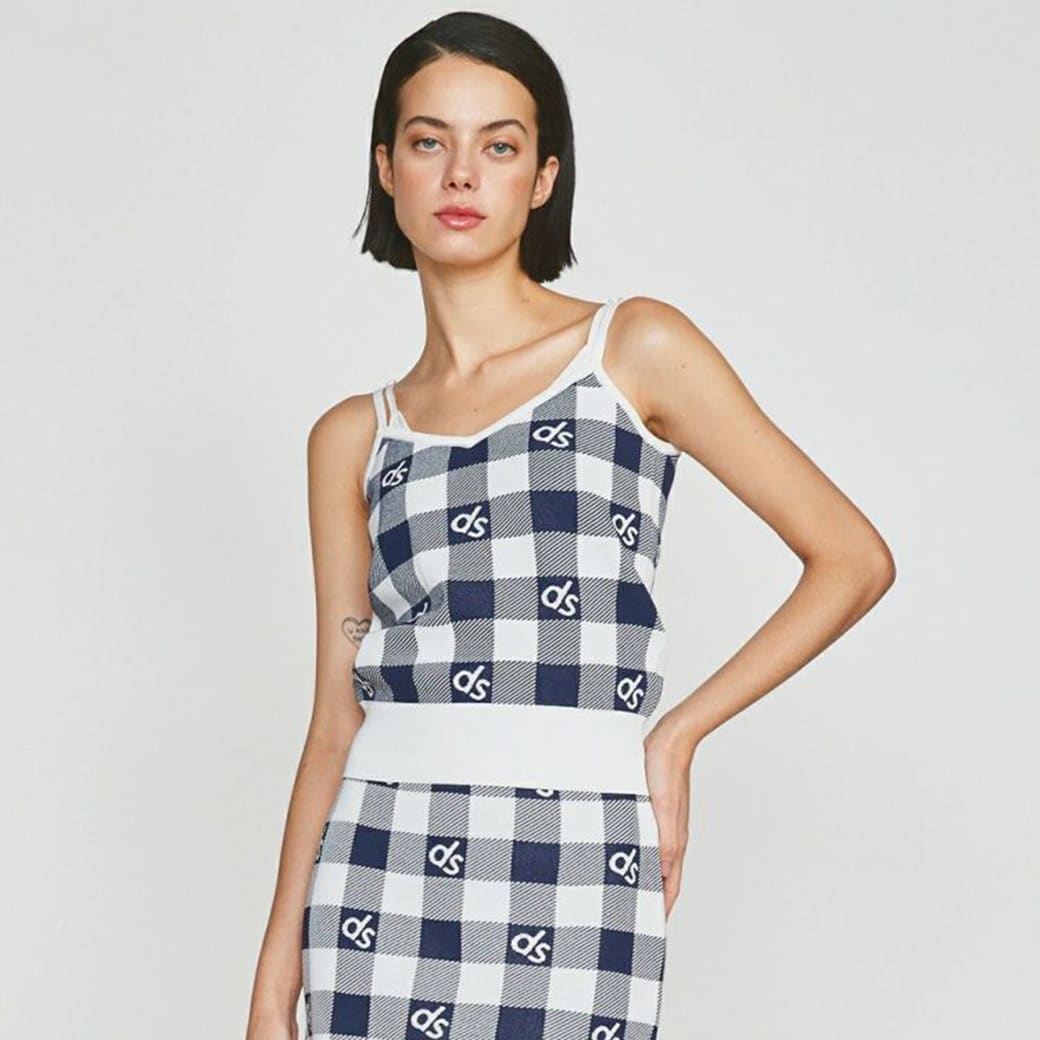 SALE50%OFF ダブルスタンダードクロージング DOUBLE STANDARD CLOTHING DSC / ロゴダル糸キャミソールトップス 0209001233 レディース DOUBLE STANDARD CLOTHING（ダブルスタンダードクロージング） SALE50