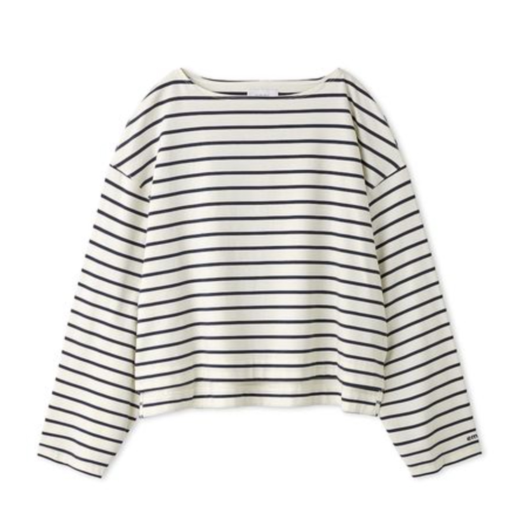 SALE40%OFF emmi atelier エミ アトリエ eco ボーダーロングスリーブTシャツ 13wct251058 ロンT オーガニックコットン トップス レディース emmi yoga SALE40%OFF atelier エミ アトリエ eco ボーダー