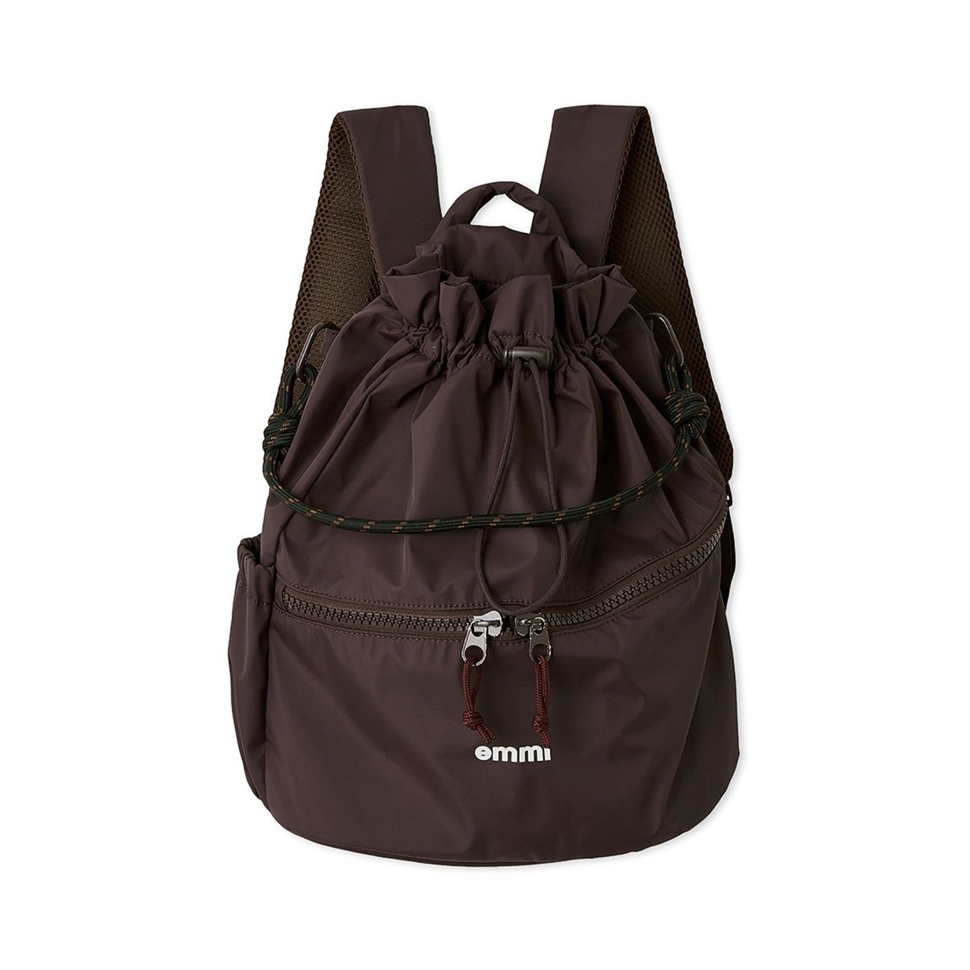 【新品未使用】emmi エミ　ブラック リュック・バックパック　ブラック　撥水 楽天市場】emmi atelier エミ アトリエ eco 撥水ギャザー