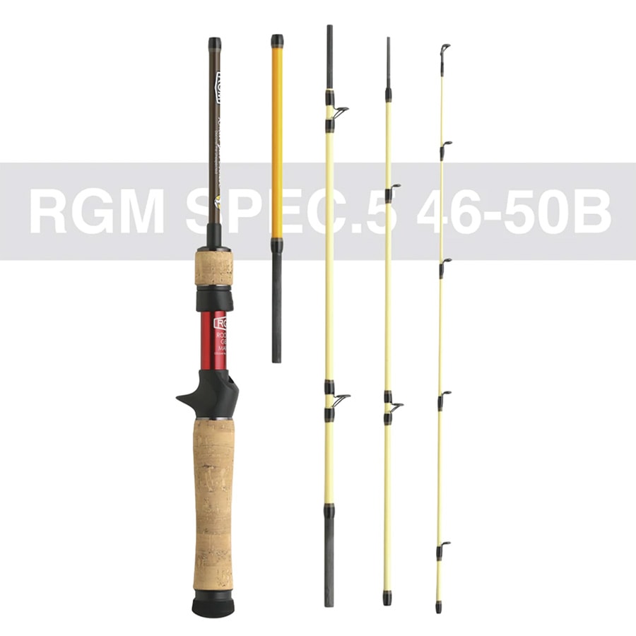 RGM(ルースター ギア マーケット) RGM SPEC.5 46-50B ベイトモデル モバイルロッド Line (5~8lb.) Lure  (~9g) 渓流 トラウト 釣りキャンプ