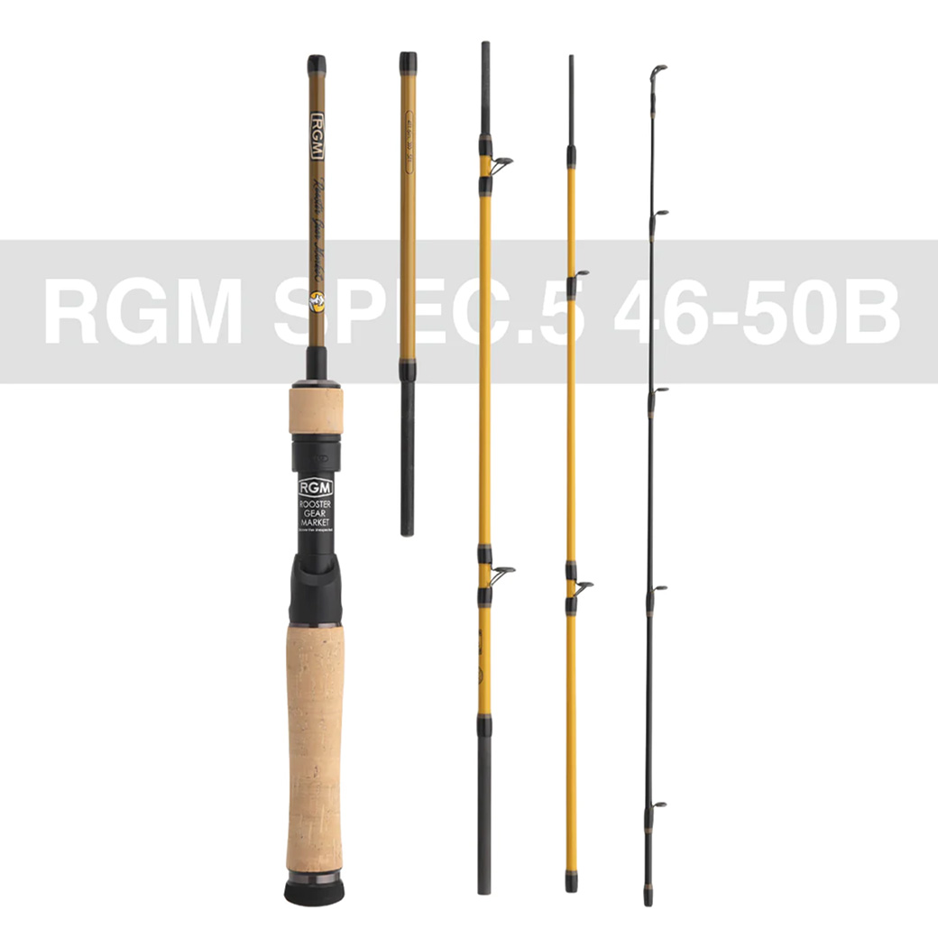 RGM(ルースター ギア マーケット) RGM SPEC.5 46-50B ベイトモデル モバイルロッド Line (5~8lb.) Lure  (~9g) 渓流 トラウト 釣りキャンプ