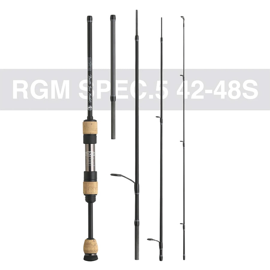RGM(ルースター ギア マーケット) RGM SPEC.5 42-48S スピニングモデル モバイルロッド Lure (~7g) 渓流  エリアトラウト 管理釣り場 釣りキャンプ