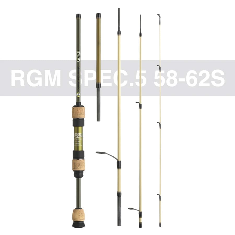 RGM(ルースター ギア マーケット) RGM SPEC.5 58-62S スピニングモデル モバイルロッド Lure (~9g) 渓流  エリアトラウト 管理釣り場 釣りキャンプ