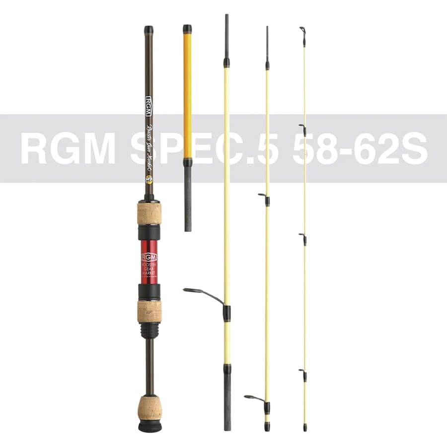 RGM(ルースター ギア マーケット) RGM SPEC.5 58-62S スピニングモデル モバイルロッド Lure (~9g) 渓流  エリアトラウト 管理釣り場 釣りキャンプ