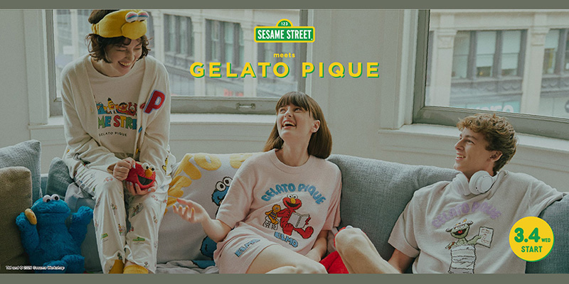 gelato pique セサミストリート