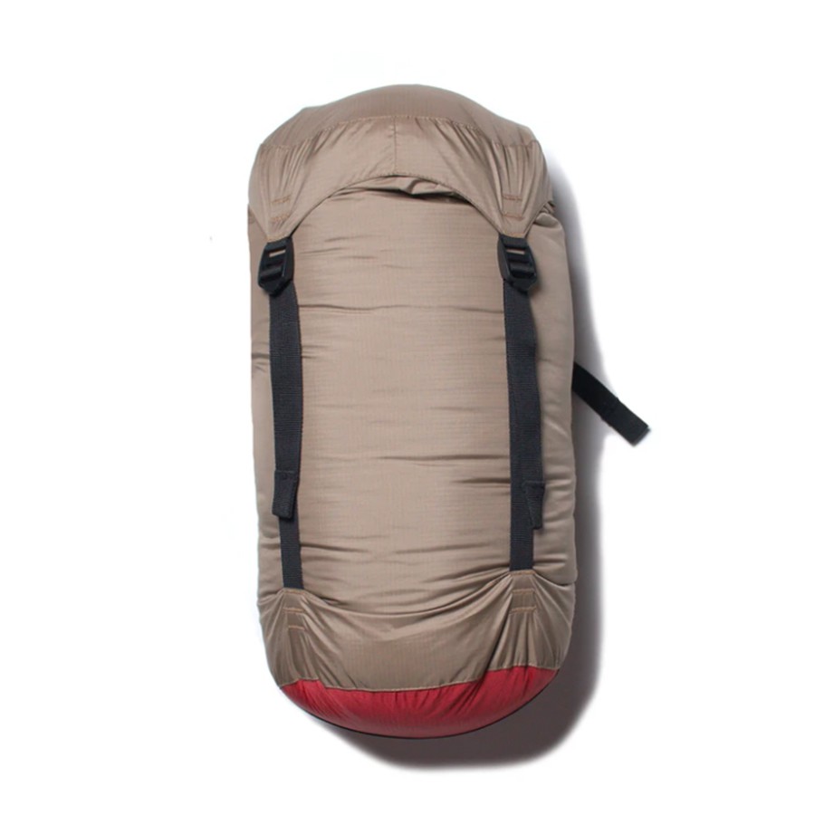 NANGA ナンガ COMPRESSION BAG L SIZE  コンプレッションバッグ L サイズ 寝袋 シュラフ 圧縮袋 コンパクト収納 直径21.3cm×54+6cm | NANGA | 01