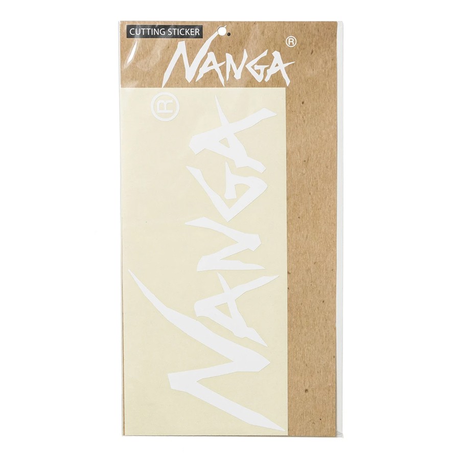 NANGA LOGO CUTTING STICKER (LARGE) ナンガロゴカッティングステッカー(大) アウトドア キャンプ 車用ステッカー | NANGA | 01