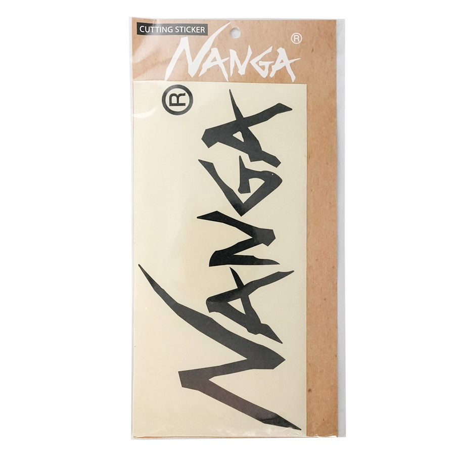 NANGA LOGO CUTTING STICKER (LARGE) ナンガロゴカッティングステッカー(大) アウトドア キャンプ 車用ステッカー | NANGA | 03