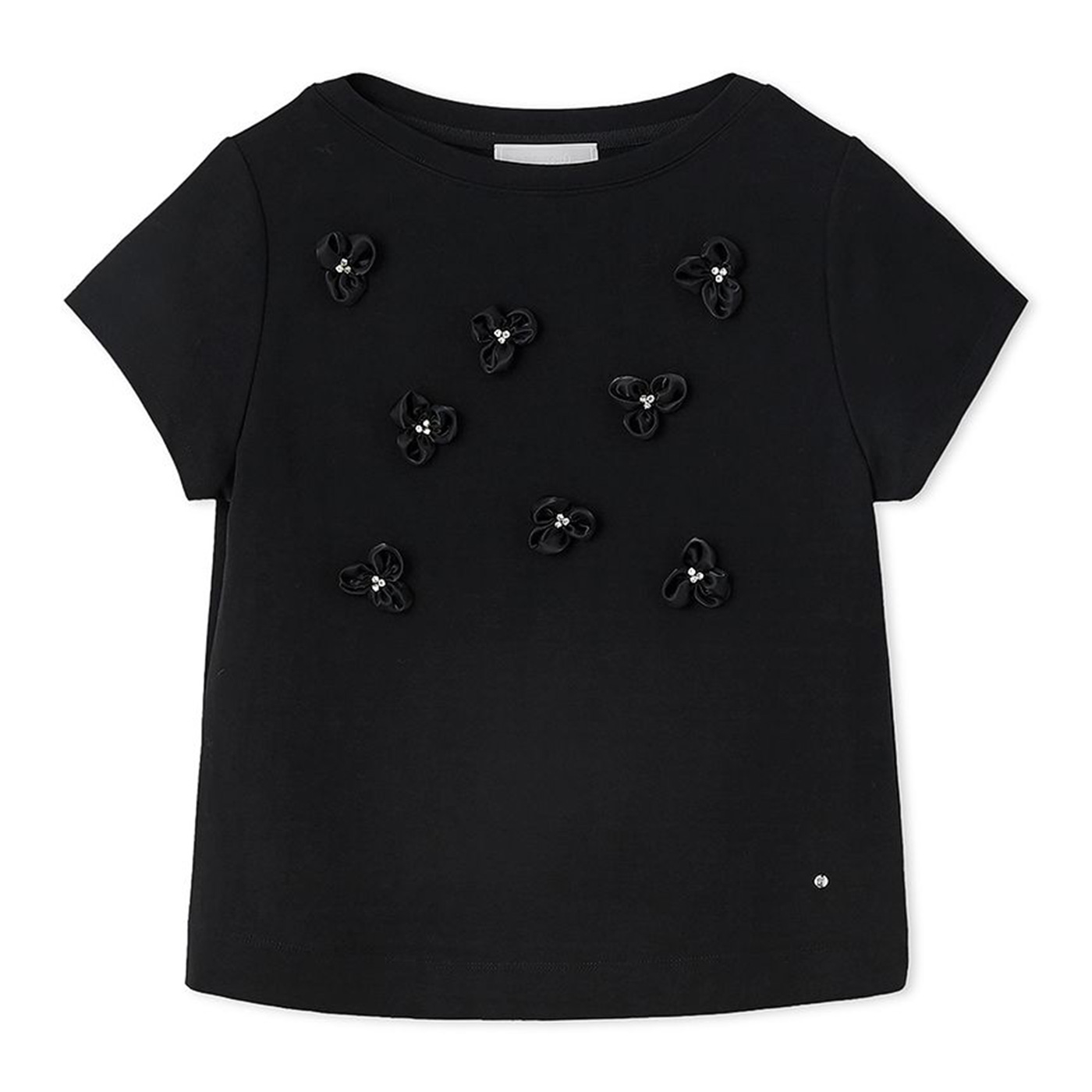 ラクロワのセルシャツ CELFORD セルフォード フラワーモチーフTシャツ cwct254017