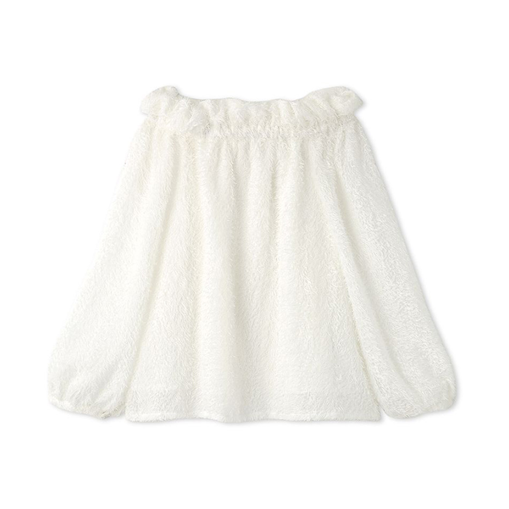 CELFORD SALE40%OFF カットジャガードパフネックブラウス