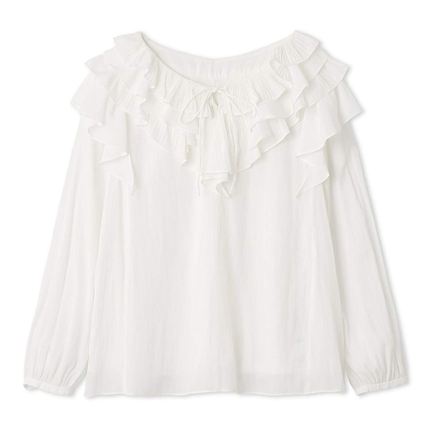セルフォード CELFORD ラッフルプリーツ割線ブラウス cwfb255029 レディース トップス シャツ ラッフル 2025秋 CELFORD（セルフォード） ラッフルプリーツ割線ブラウス cwfb255029