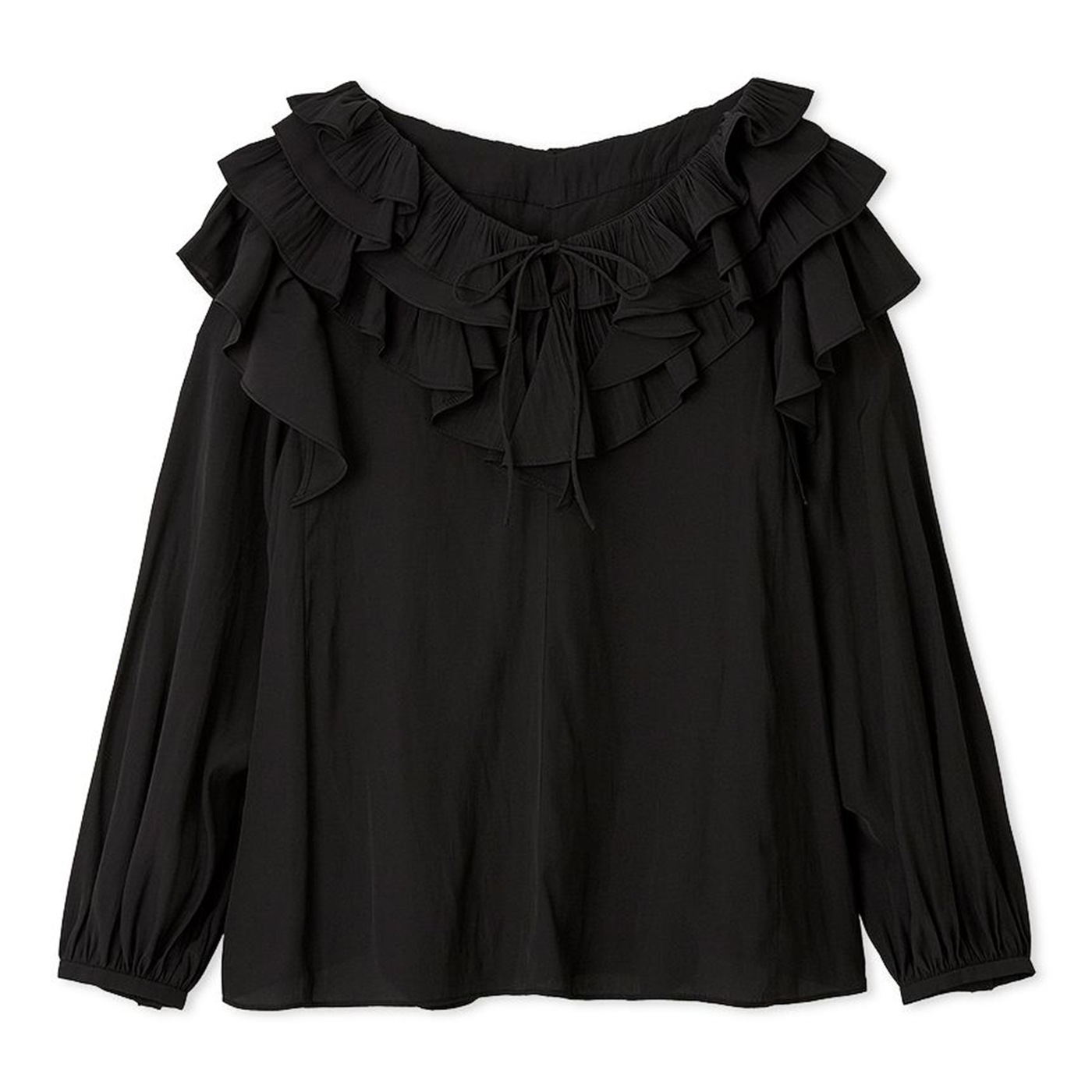 CELFORD（セルフォード） SALE50%OFF ラッフルプリーツ割線ブラウス