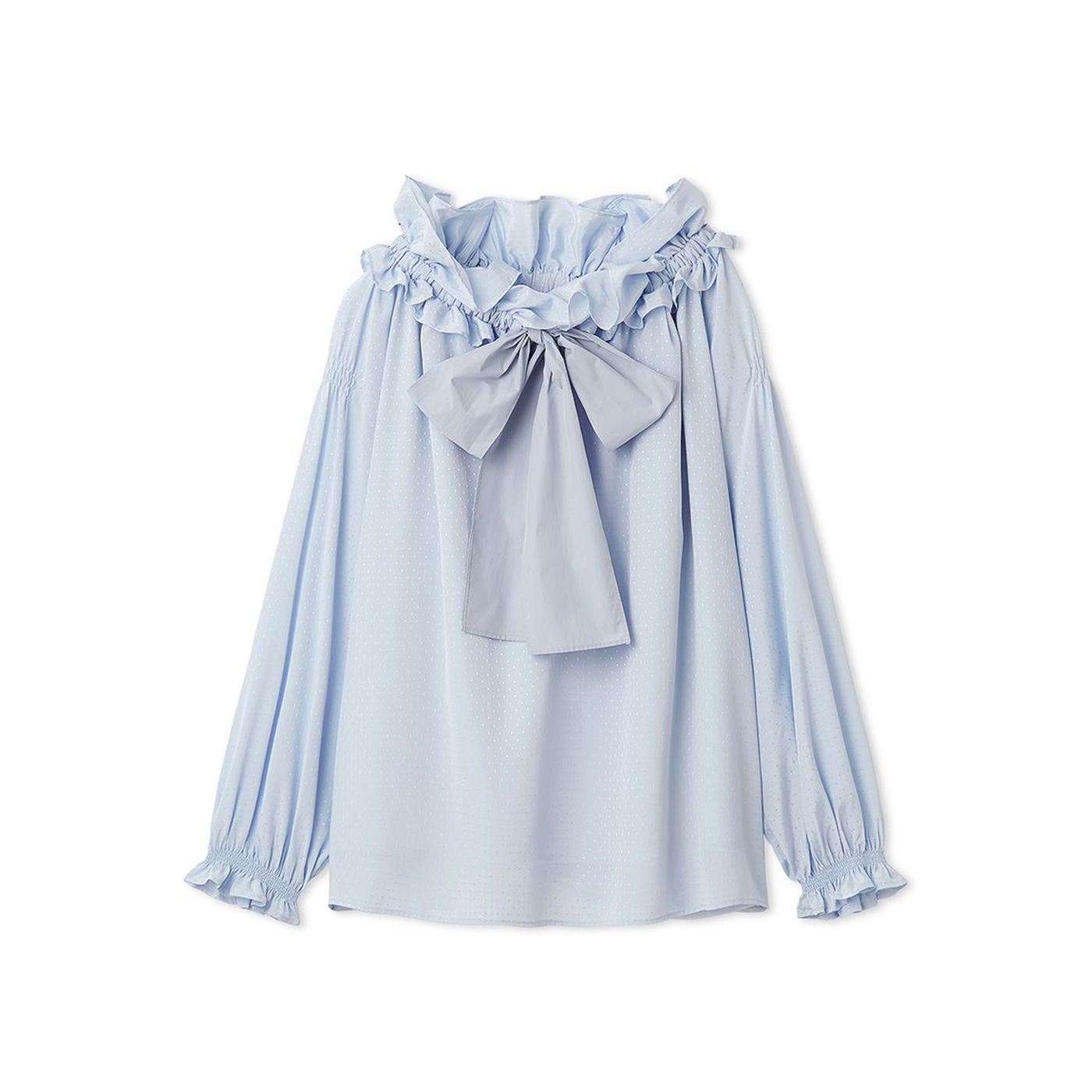 CELFORD（セルフォード） (予約) 洗える ビッグリボンスモックブラウス