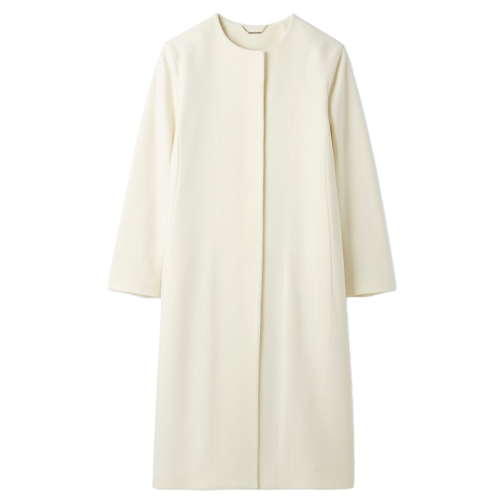 CELFORD（セルフォード） カシミア混ノーカラーコート cwfc245003