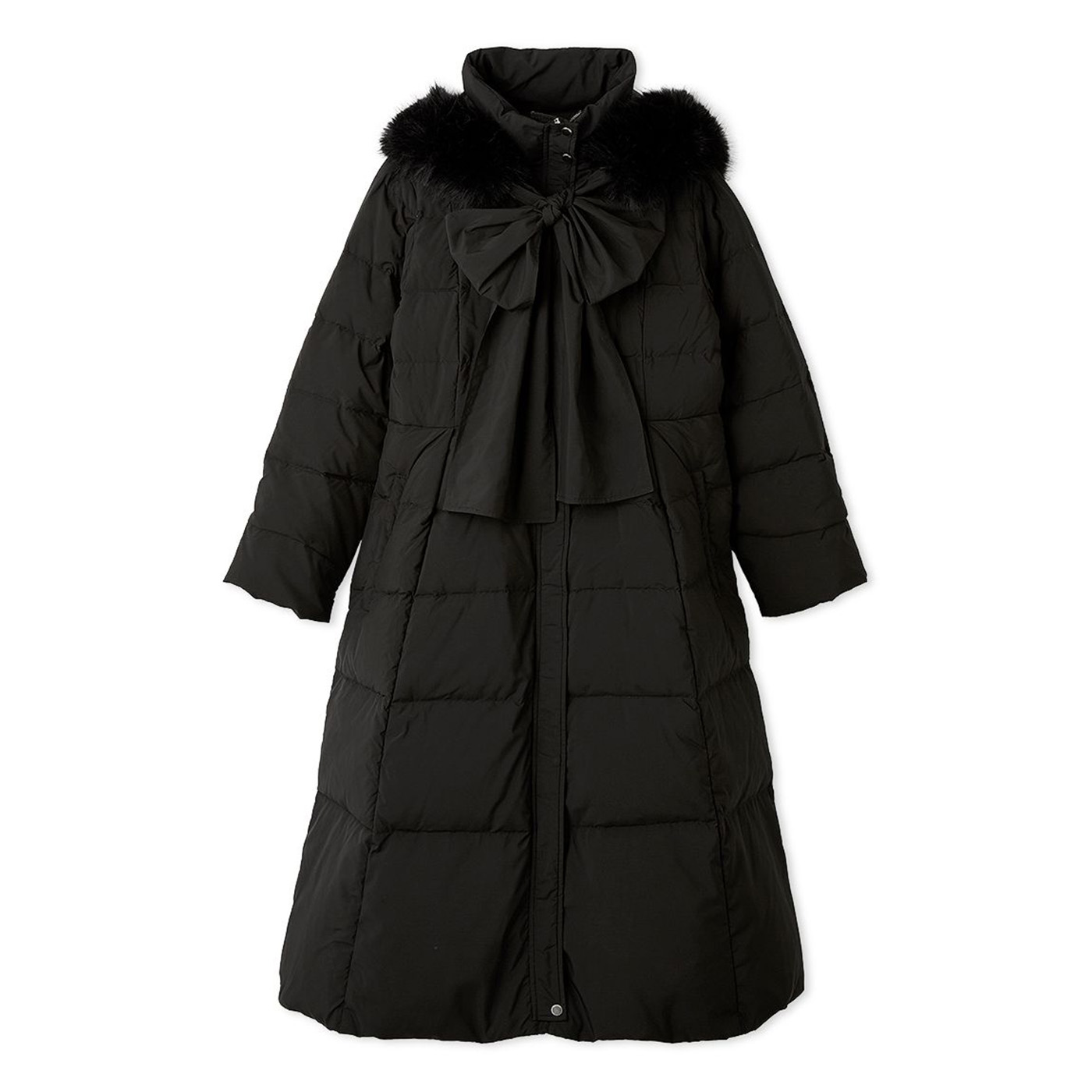 CELFORD（セルフォード） フードリボンロングダウンコート cwfc255055