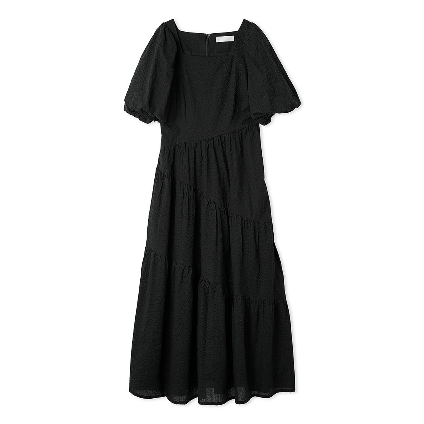 美品✨CELFORD セルフォード ノーカラー ボリュームスリーブジャケット 黒 CELFORD 夏ファイナルセール50%OFF&PT5倍 /セルフォード