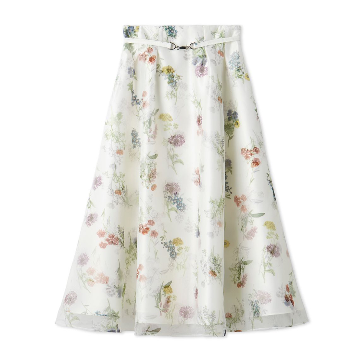 CELFORD（セルフォード） レイヤードフラワープリントスカート