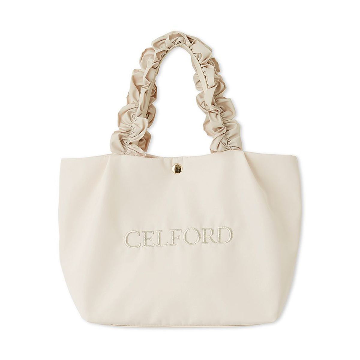 CELFORD（セルフォード） フリルラメ刺繍トートバッグ small