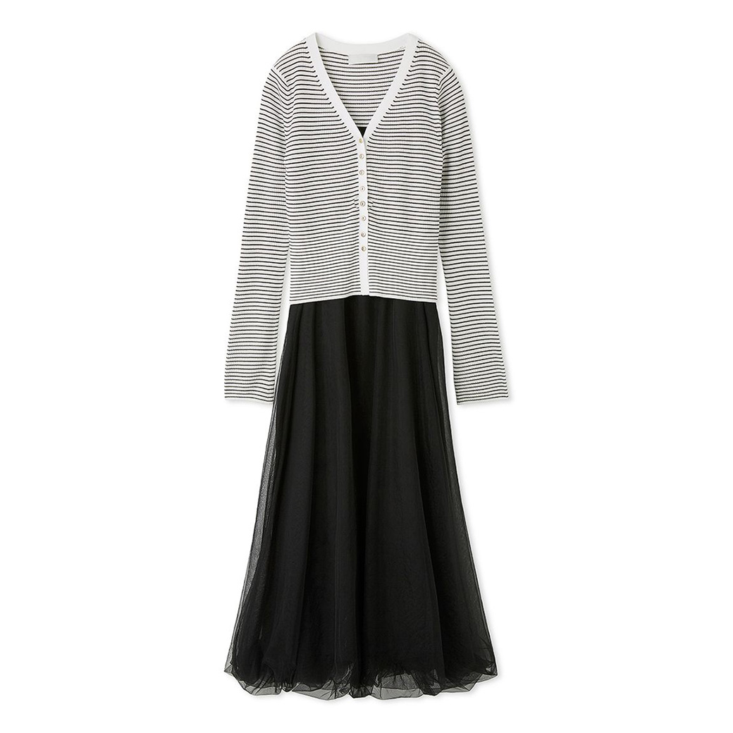 CELFORD SALE50%OFF セルフォード バルーンチュールワンピース