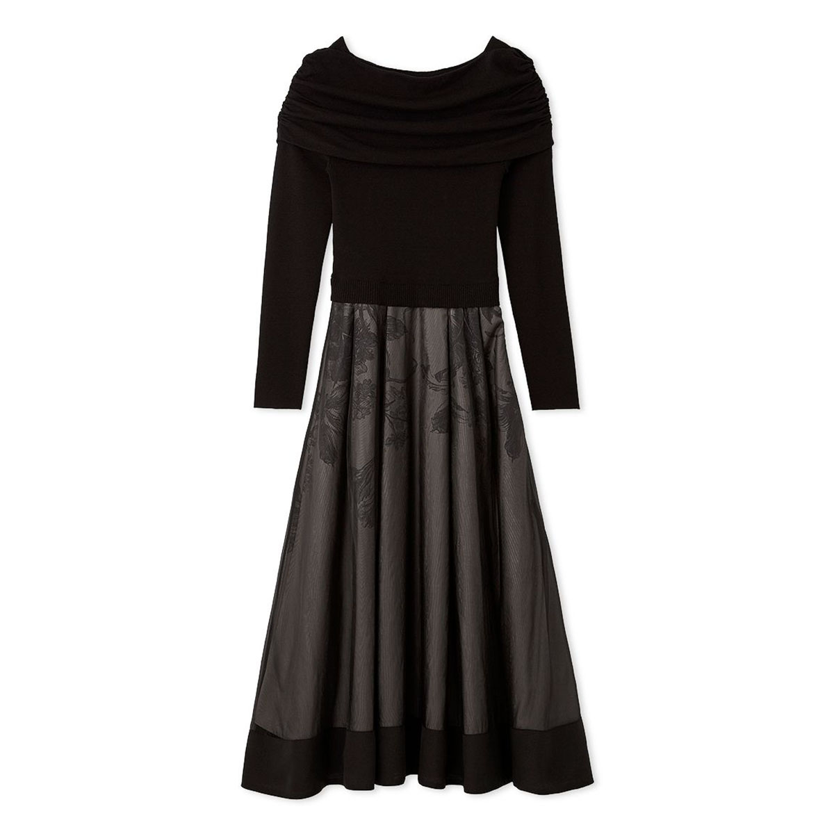 CELFORD（セルフォード） オフショルニットドッキングワンピース