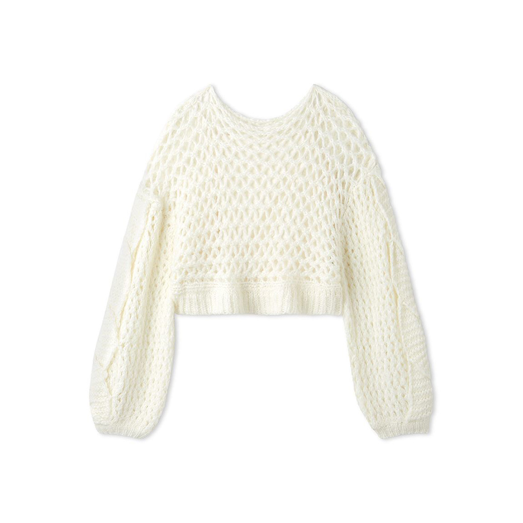 SALE40%OFF CELFORD 袖ケーブルニットプルオーバー cwnt245019 レディース トップス 長袖 ボリューム袖 大人カジュアル インナーキャミ付 CELFORD SALE40%OFF 袖ケーブルニットプルオーバー cwnt245019