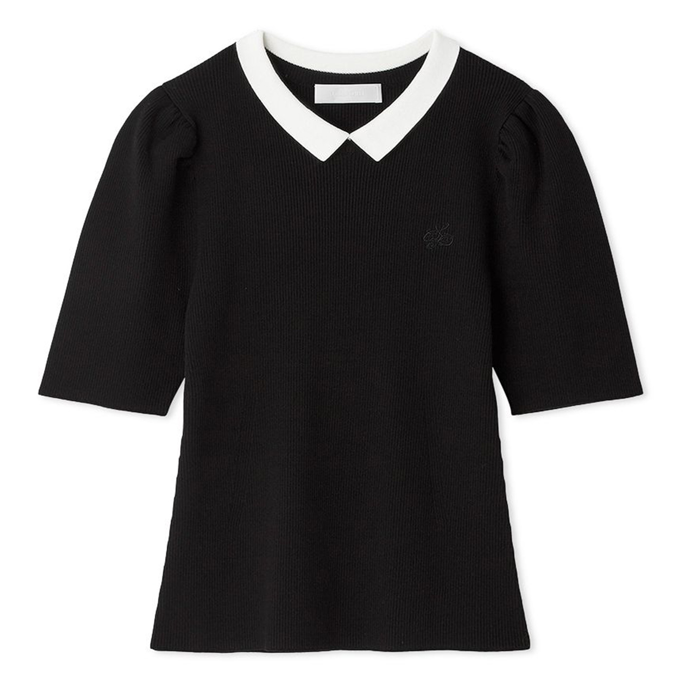 CELFORD（セルフォード） SALE30%OFF シルクブレンド衿付きニットプル