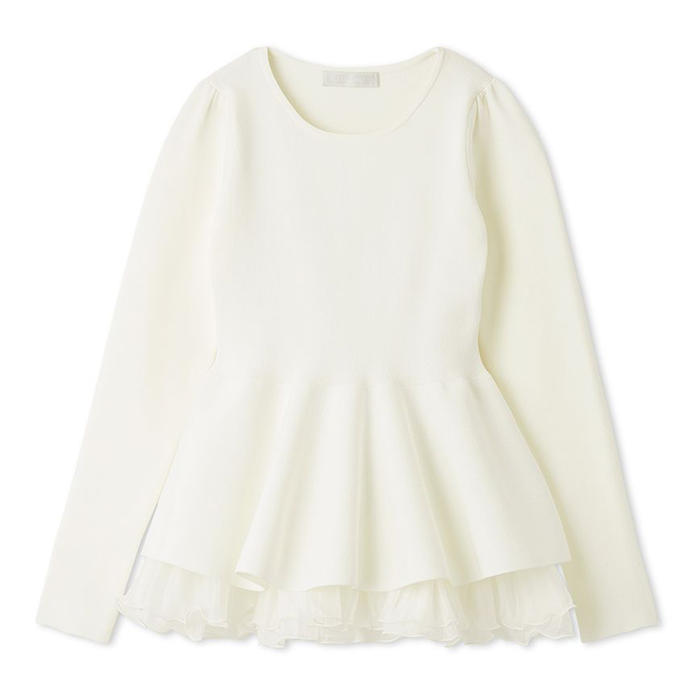 CELFORD（セルフォード） ペプラムドッキングニットプルオーバー