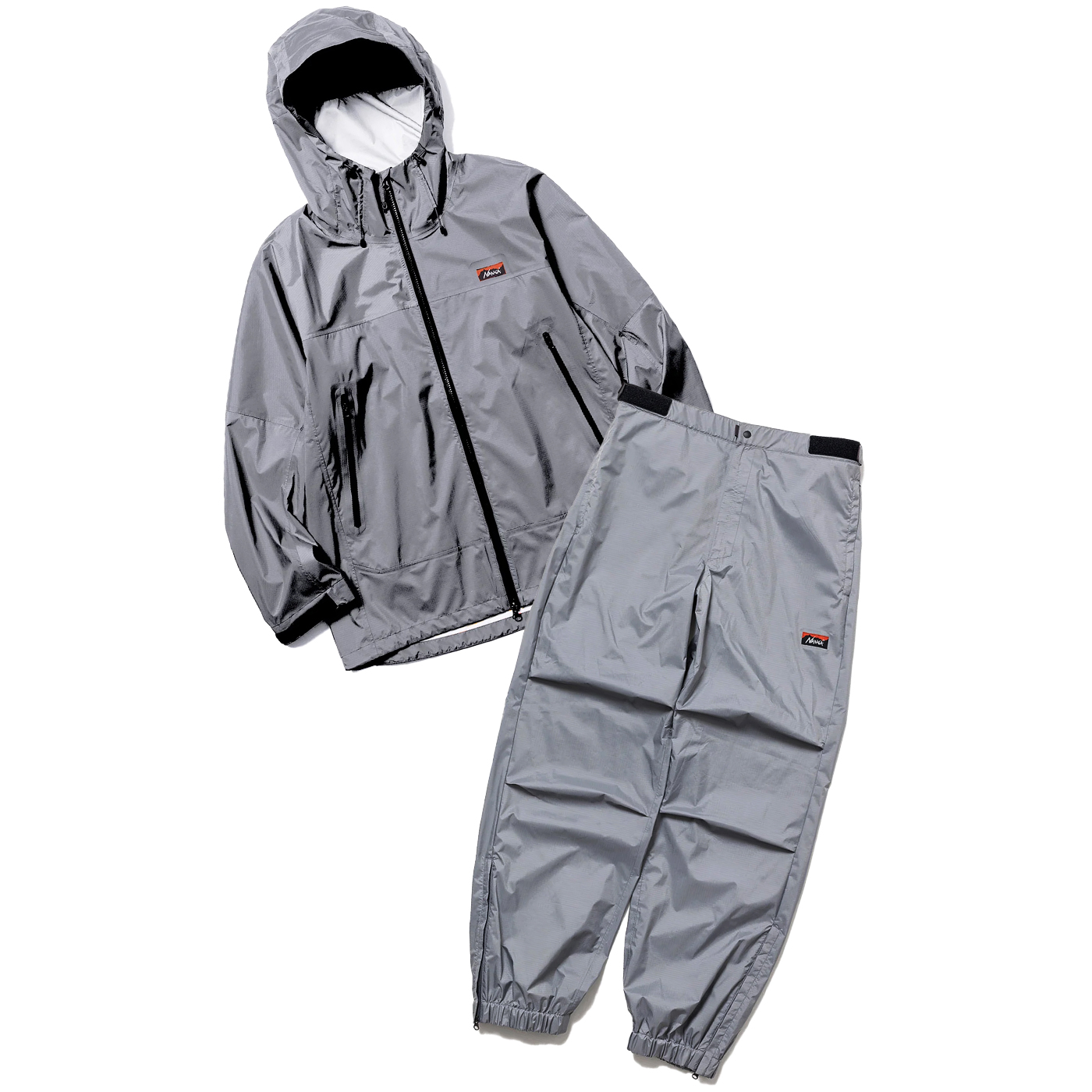 NANGA ナンガ AT 3L WEATHER SHEILD JK＆PT(MEN) AT 3L ウェザー シールド ジャケット＆パンツセット(メンズ) セットアップ レインウェア 防水透湿 撥水の画像