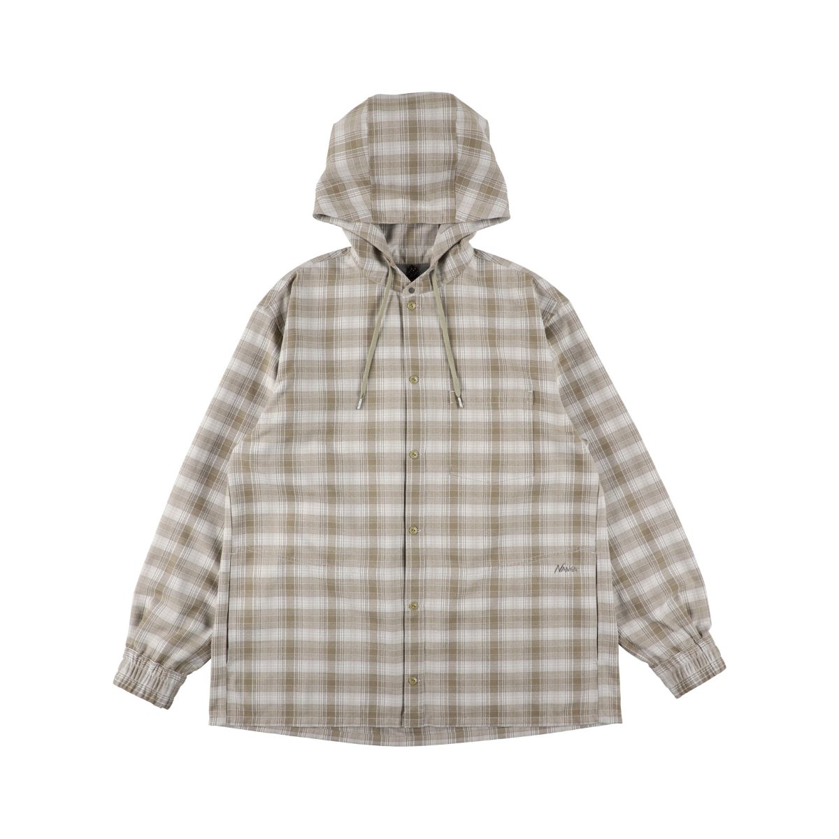 NANGA（ナンガ） GRID TARTAN FIELD HOOD SHIRT グリッドタータン