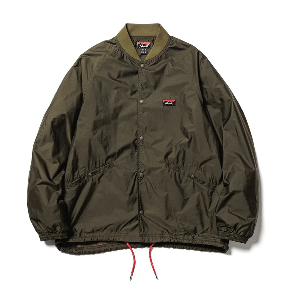 NANGA（ナンガ） RIB COLLAR COACH JACKET リブカラーコーチジャケット