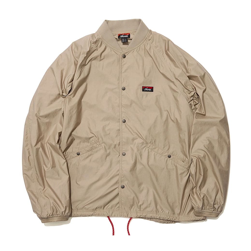 NANGA（ナンガ） RIB COLLAR COACH JACKET リブカラーコーチジャケット