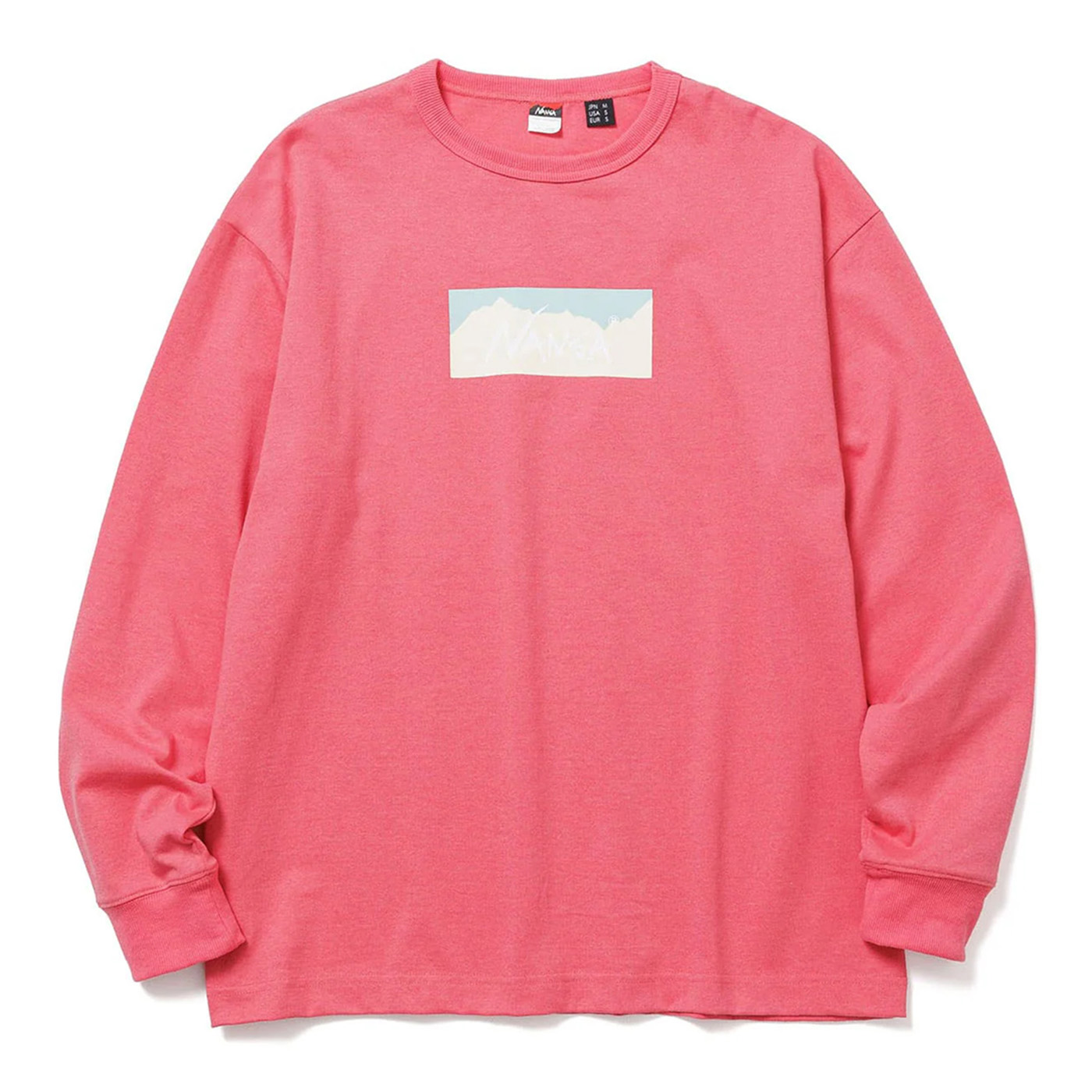 NANGA ナンガ ECO HYBRID BOX LOGO L/S TEE エコハイブリッド