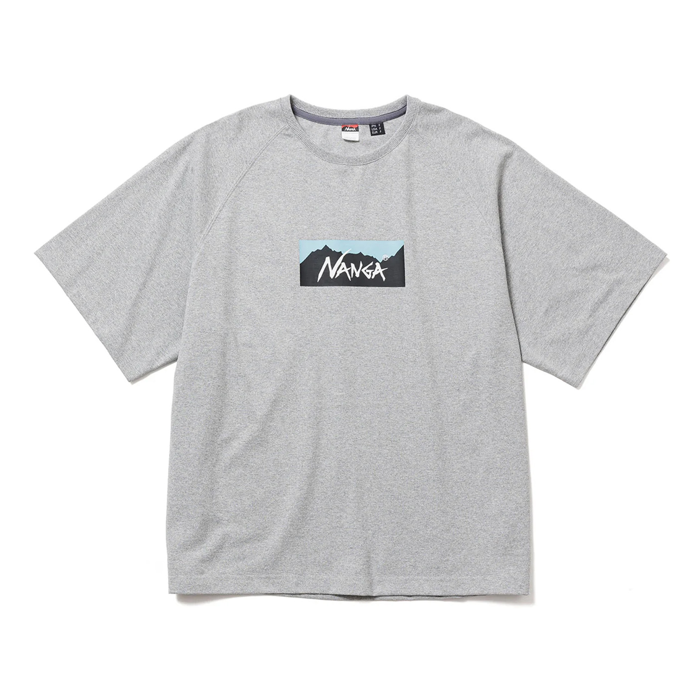 NANGA ナンガ ECO HYBRID BOX LOGO LOOSE FIT TEE(UNISEX) エコ