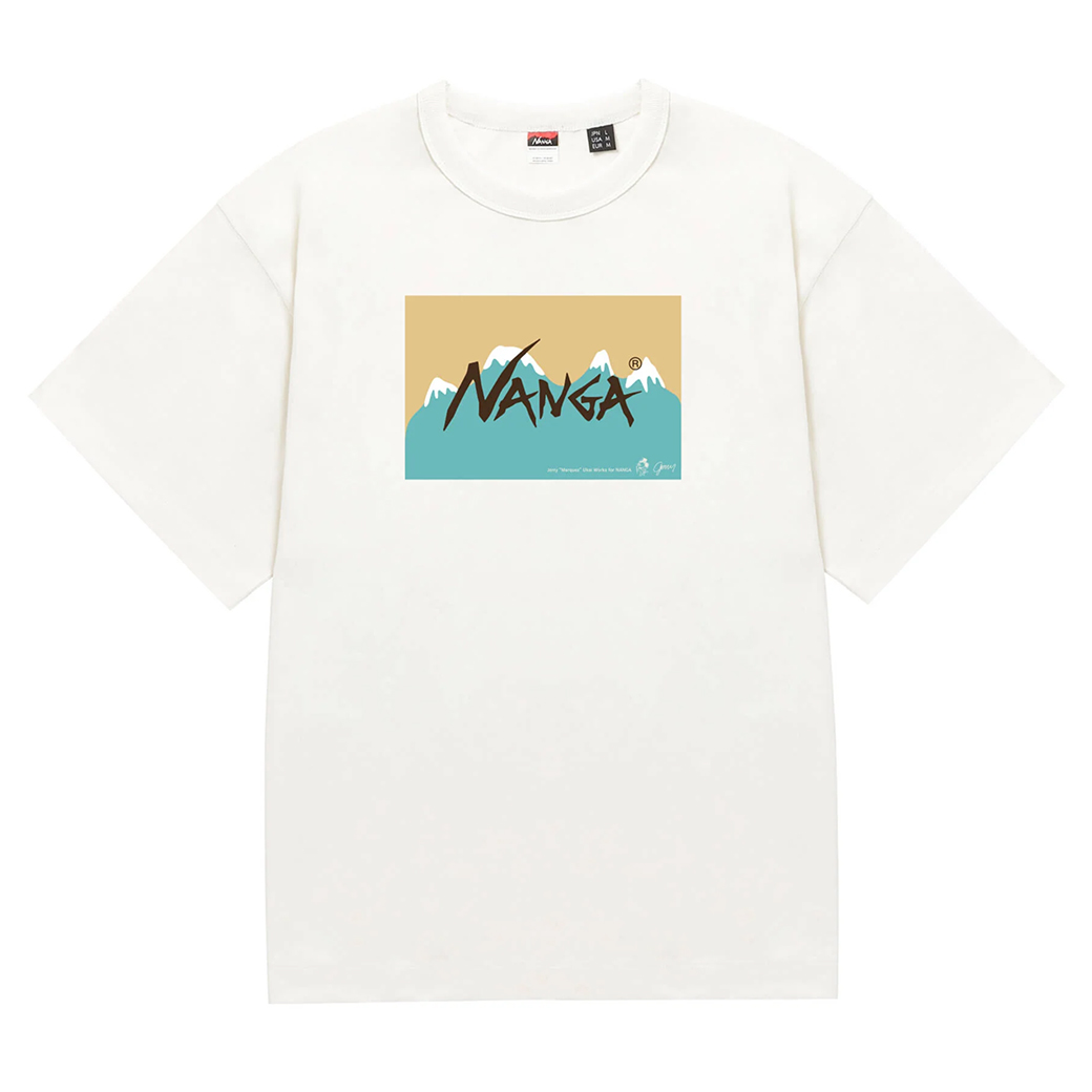 NANGA ナンガ NANGA×JERRY UKAI ECO HYBRID NANGA LOGO TEE ナンガ×ジェリーウカイ エコハイブリッド ナンガロゴティー｜selectshopmu｜03