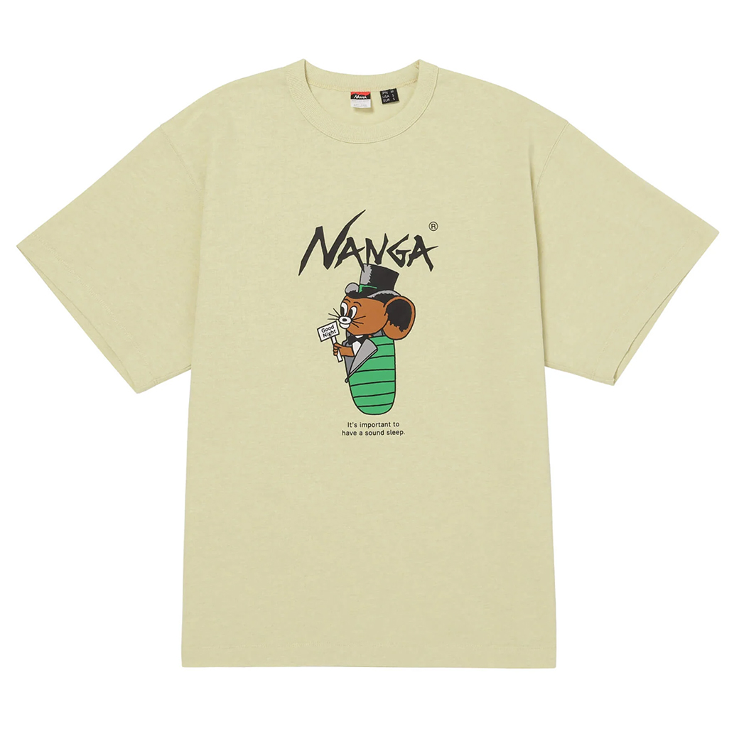 NANGA NANGA×JERRY UKAI ECO HYBRID SLEEPING JERRY MARQUEZ TEE ユニセックス コラボ Tシャツ 半袖 アウトドア ギフトにおすすめ｜selectshopmu｜04