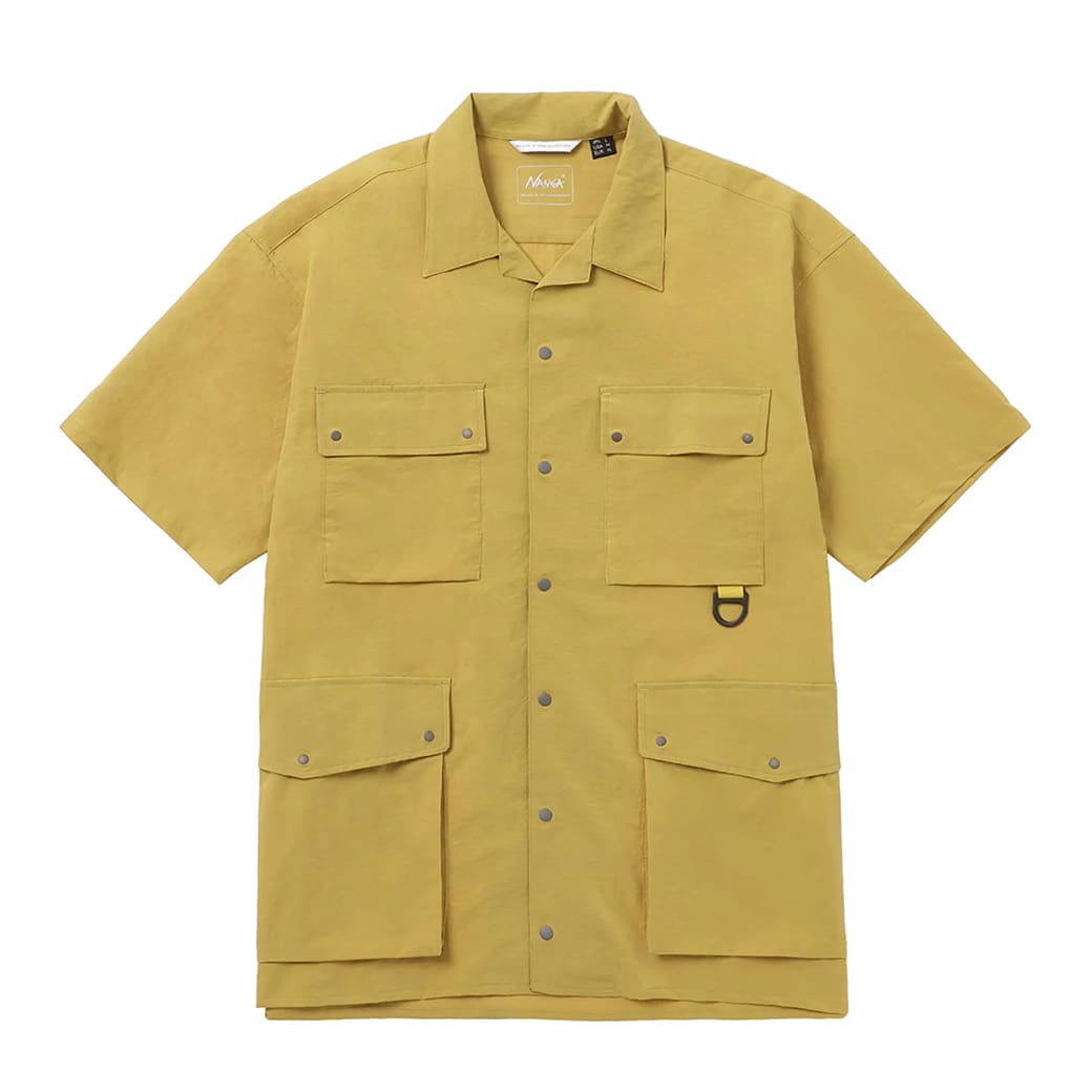 NANGA DOT AIR UTILITY PK SHORT SLEEVE SHIRT nw2411-1h201-a アウトドア 半袖 通気性 速乾性 軽量｜selectshopmu｜06