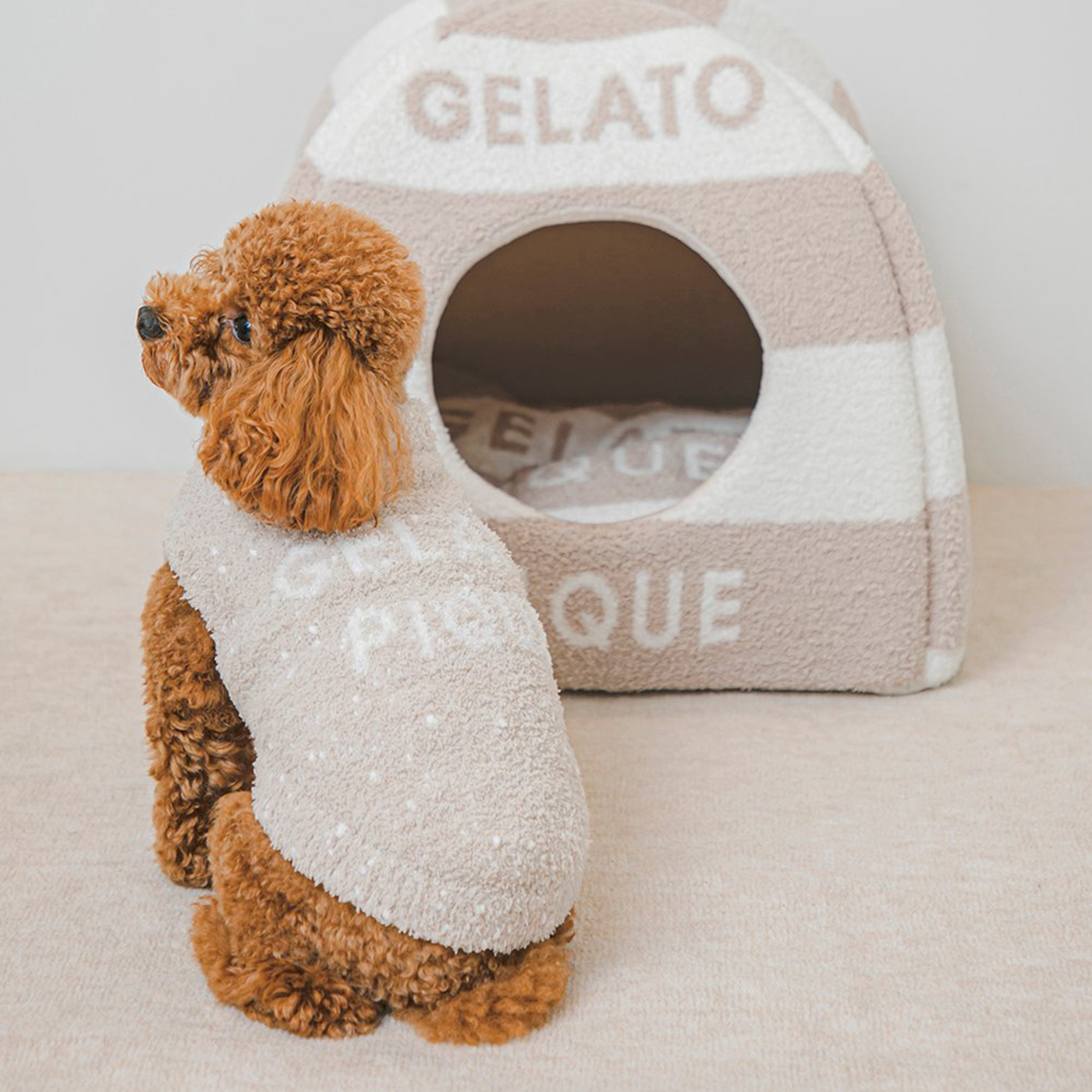 gelato pique（ジェラートピケ） CAT&DOG 販路限定商品 ベビモコネップ