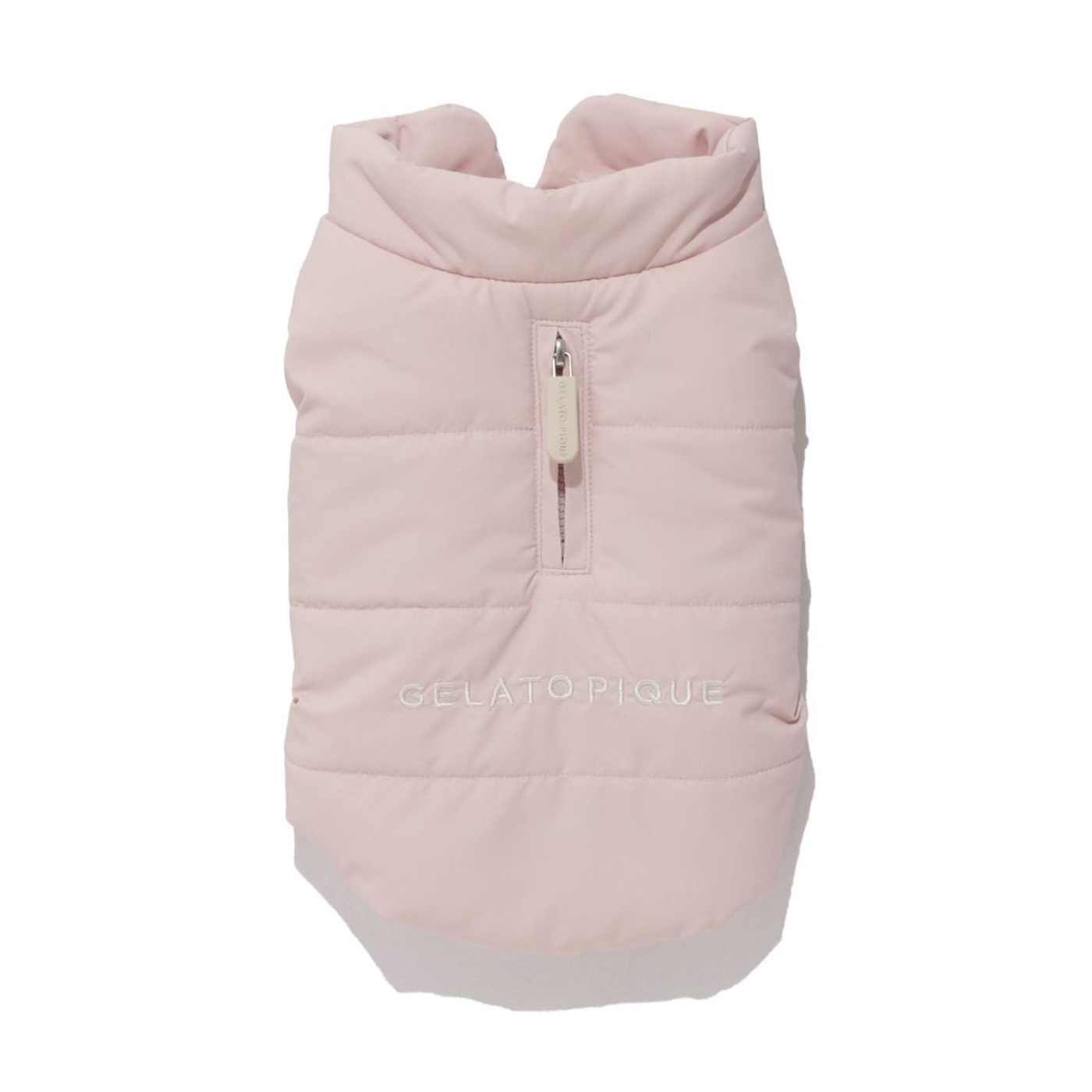 GELATO PIQUE 中綿ベスト　PAGG254587 PINK　Sサイズ gelato pique（ジェラートピケ） CAT&DOG 中綿ベスト pagg254587
