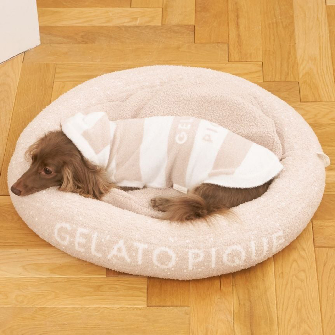 gelato pique（ジェラートピケ） CAT&DOG ベビモコベッドL pagg259112