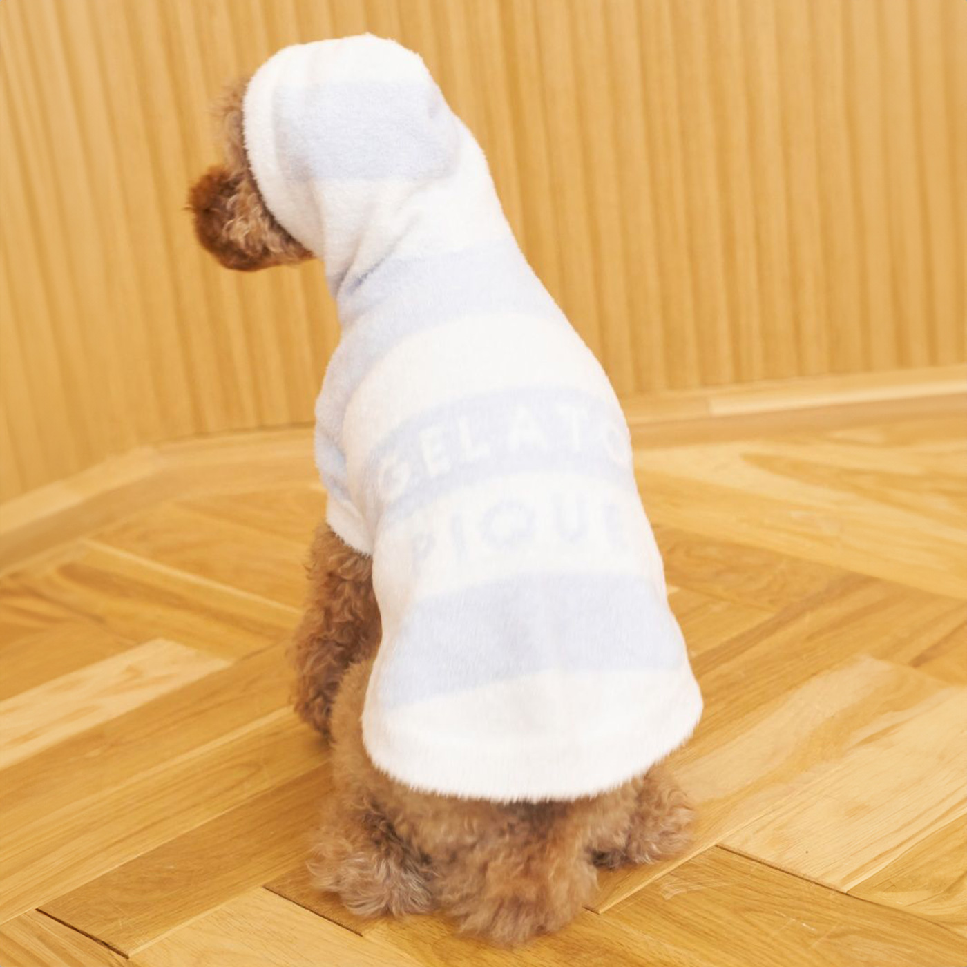 gelato pique（ジェラートピケ） CAT&DOG スムーズィー2ボーダー