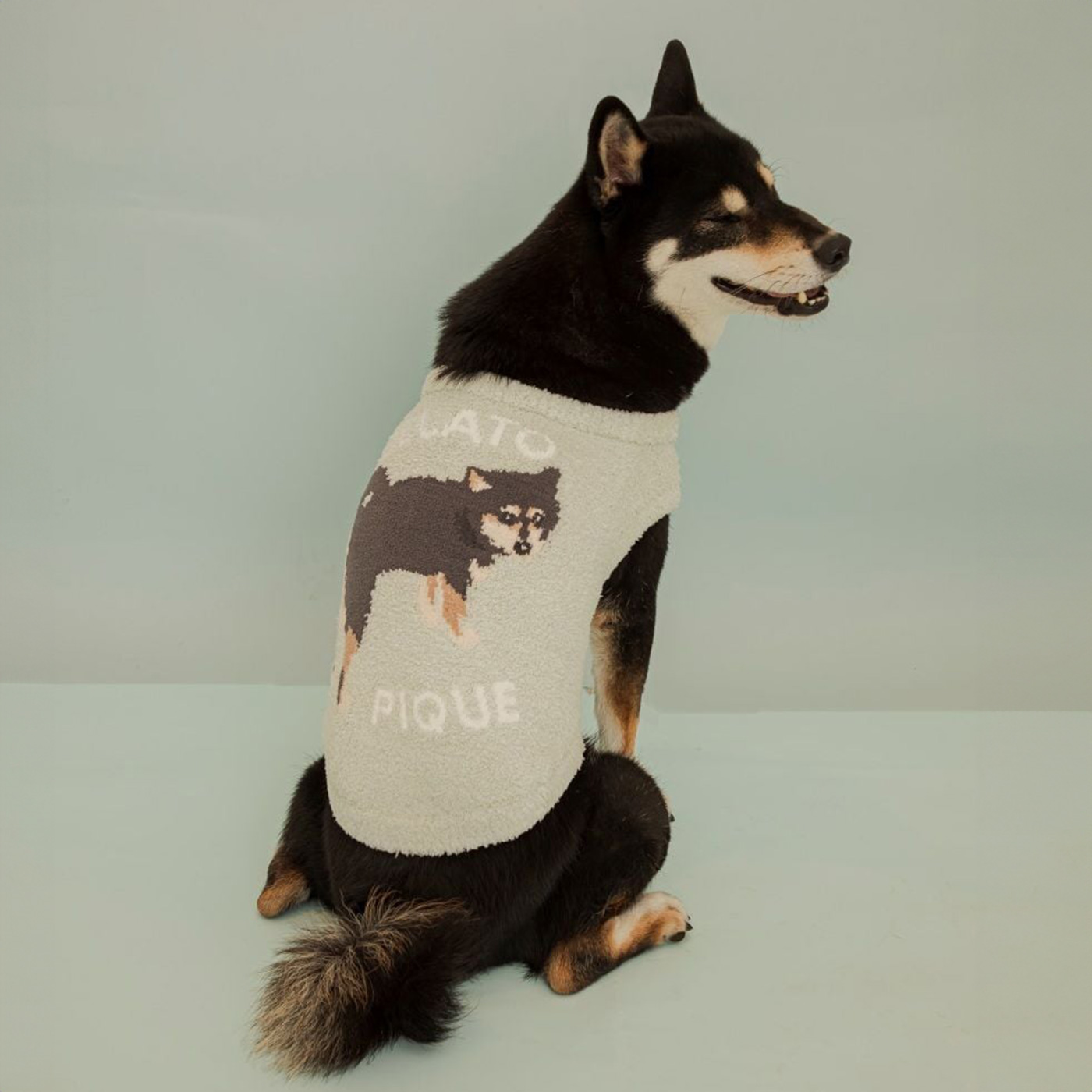 gelato pique（ジェラートピケ） CAT&DOG 柴犬ジャガードプルオーバー