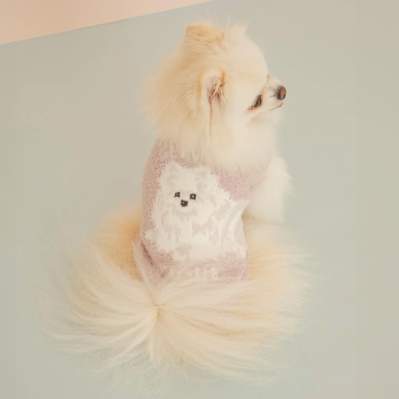 gelato pique（ジェラートピケ） CAT&DOG ポメラニアジャガードプルー