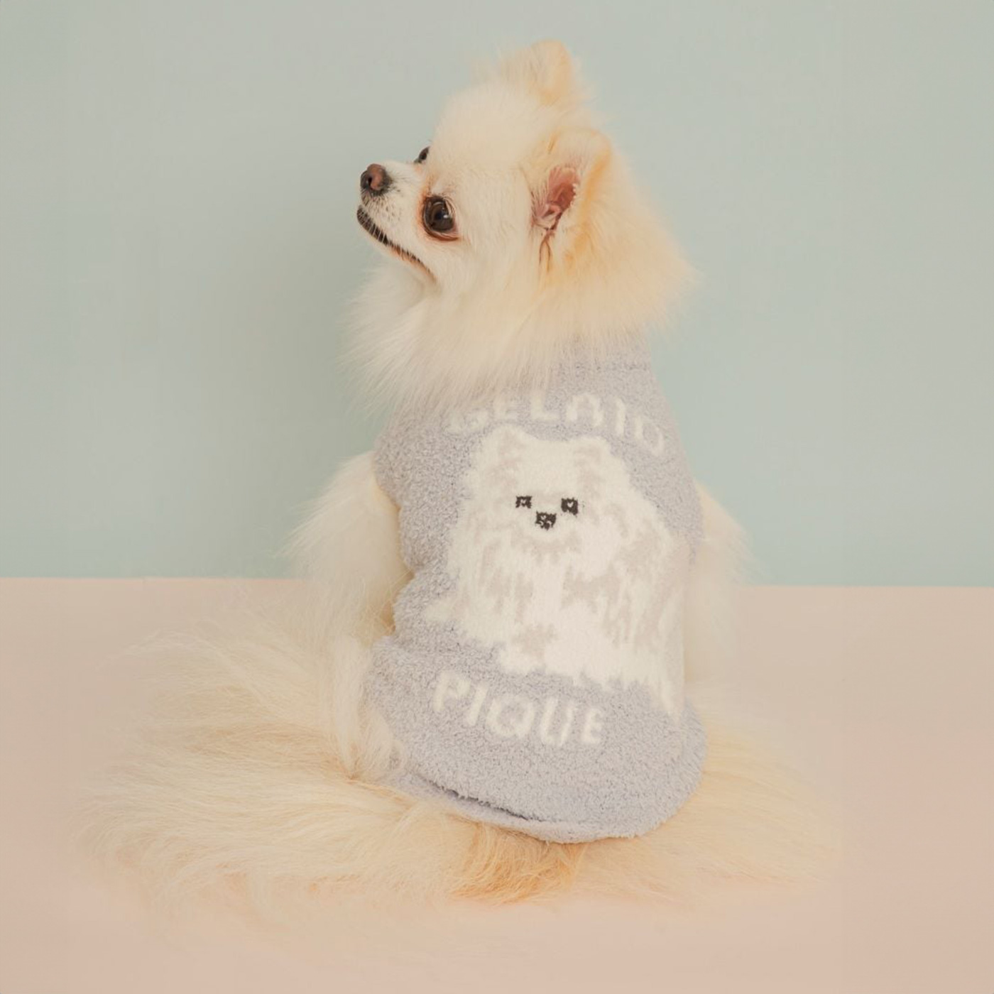 gelato pique（ジェラートピケ） CAT&DOG ポメラニアジャガードプルー