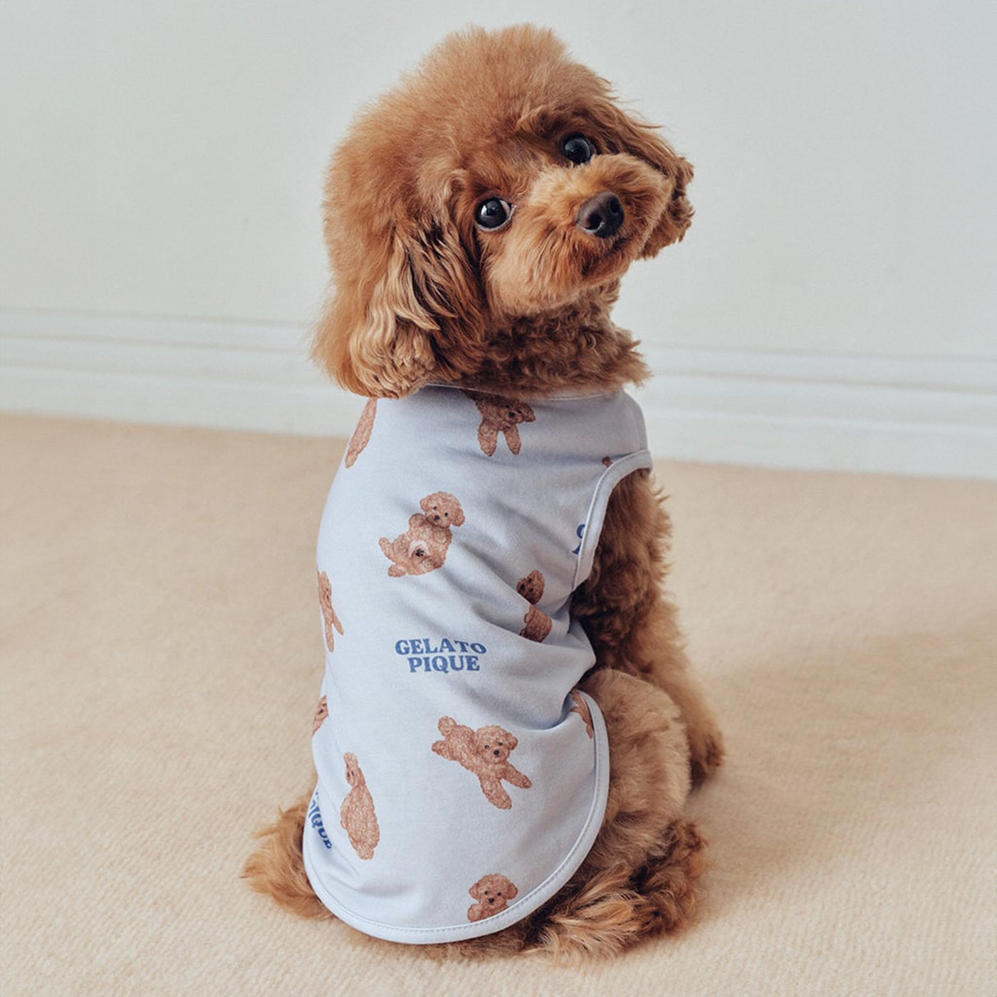 gelato pique（ジェラートピケ） CAT&DOG ドッグカットソープル