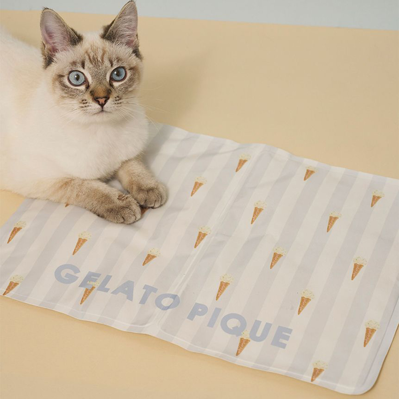 gelato pique（ジェラートピケ） CAT&DOG サマーモチーフ柄Cooling