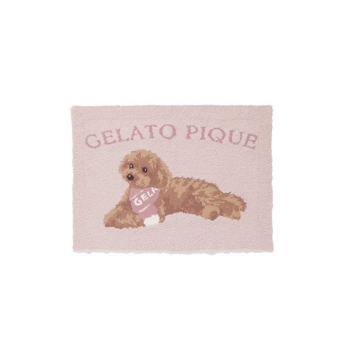 gelato pique プードルシャガードブランケット 新品タグ付き gelato pique（ジェラートピケ） CAT&DOG ベビモコトイプードル柄