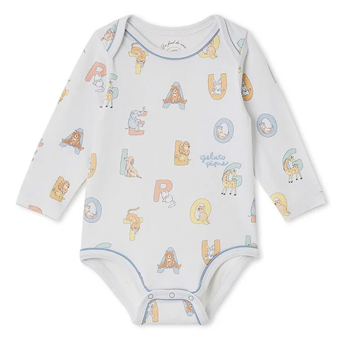 ぽこたです！◆ ジェラート・ピケ＊長袖ルームウェア BABY】長袖ボディスーツ(ボディスーツ)｜ルームウェア・パジャマ