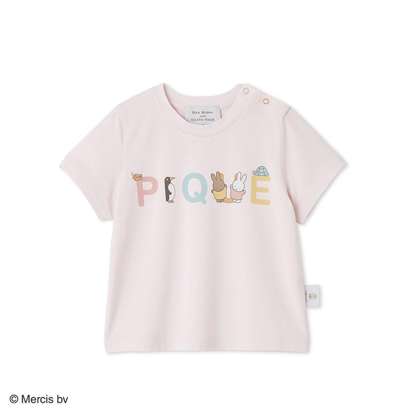 ジェラートピケ ミッフィ Tシャツ 新品 Dick Bruna】【接触冷感】ワンポイントTシャツ(カットソー・T