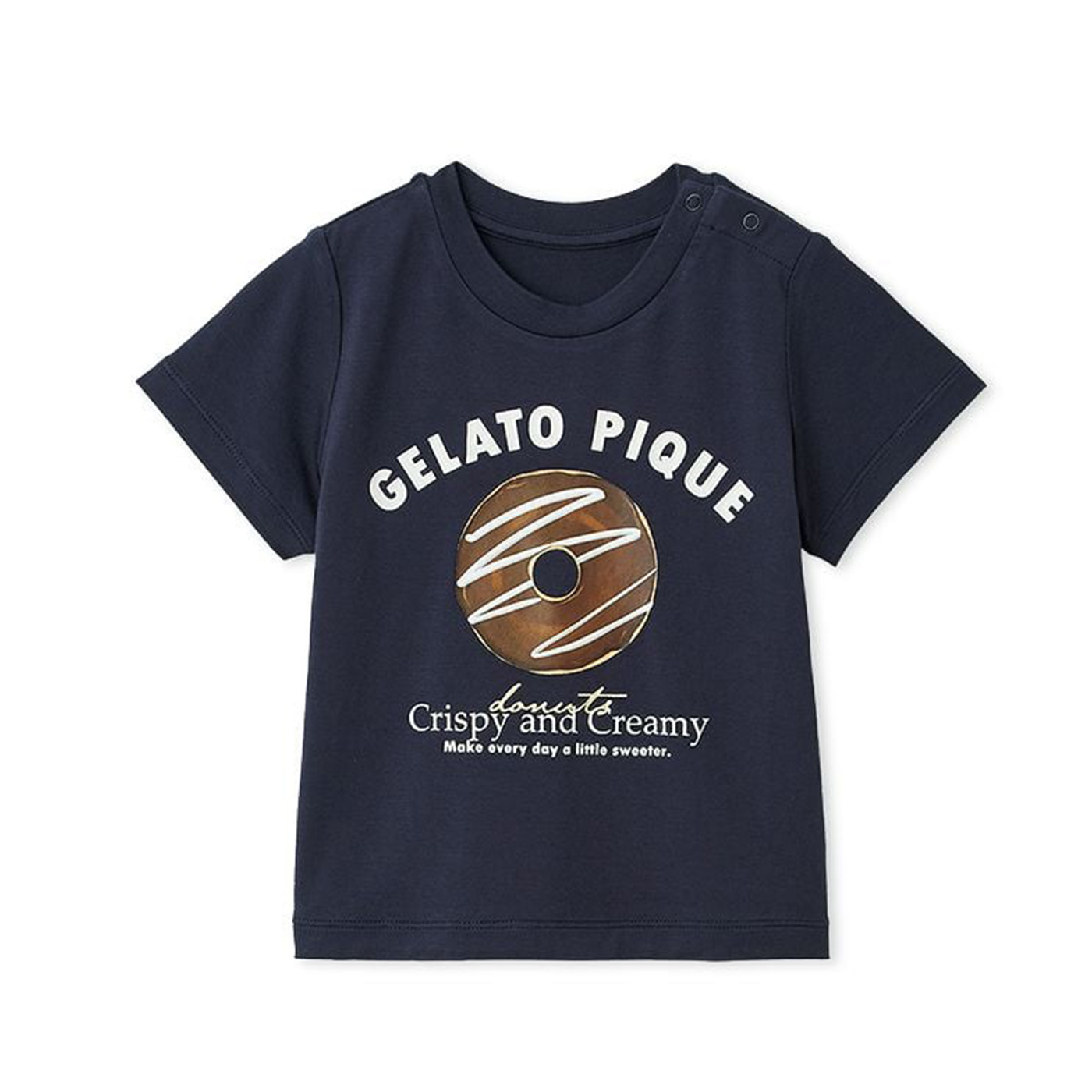 ジェラートピケ gelato pique　ドーナツベアTシャツ　新品未使用タグ付 gelato pique（ジェラートピケ） ベビー BABY ドーナツワンポイント
